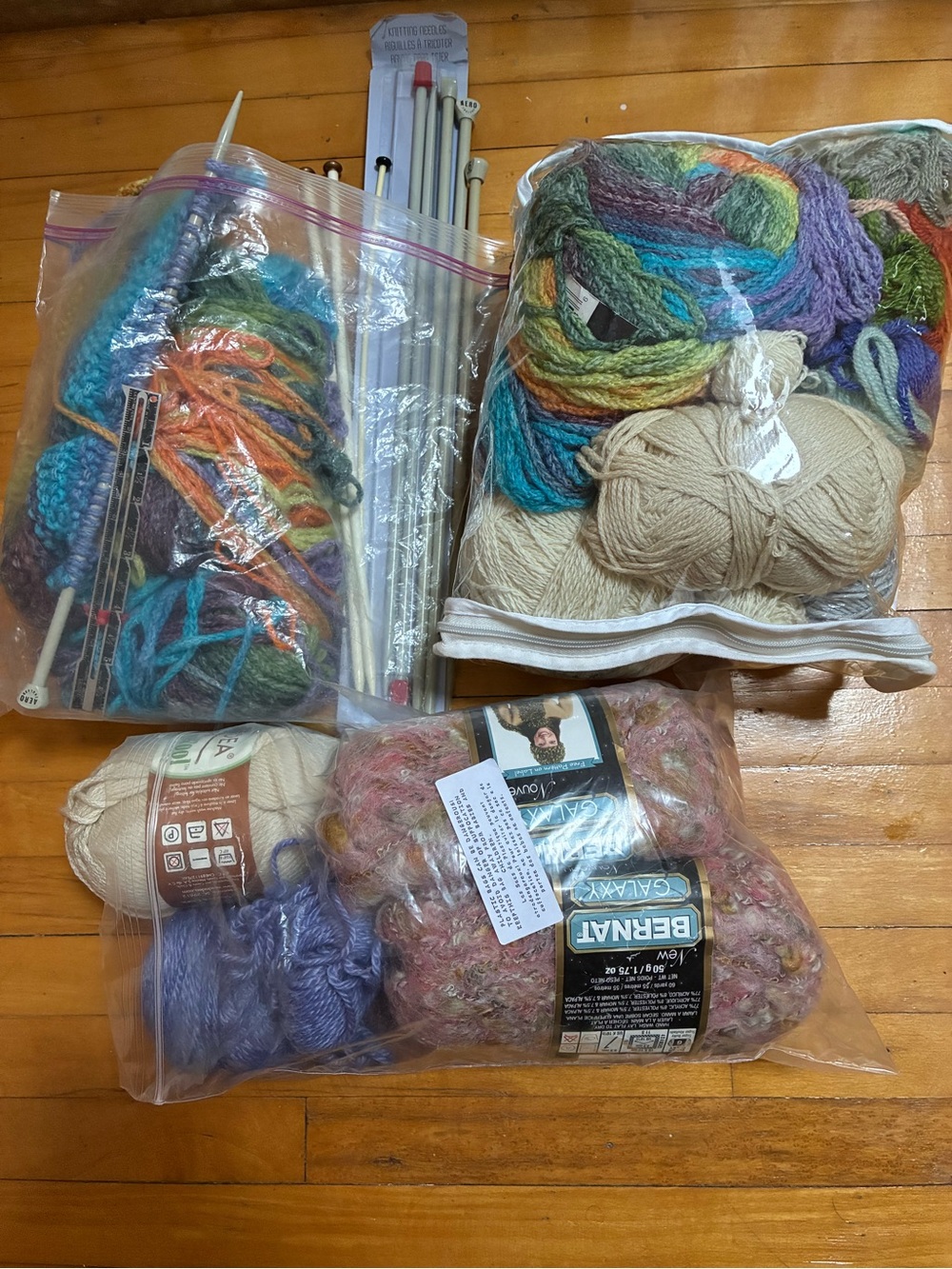 Knitting + Yarn Lot